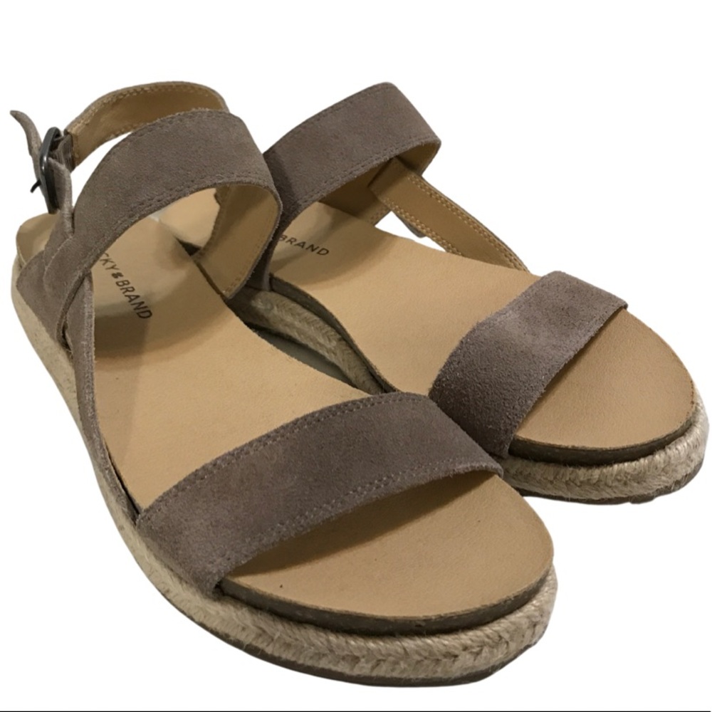 LUCKY BRAND 🍀 LEATHER SANDALS